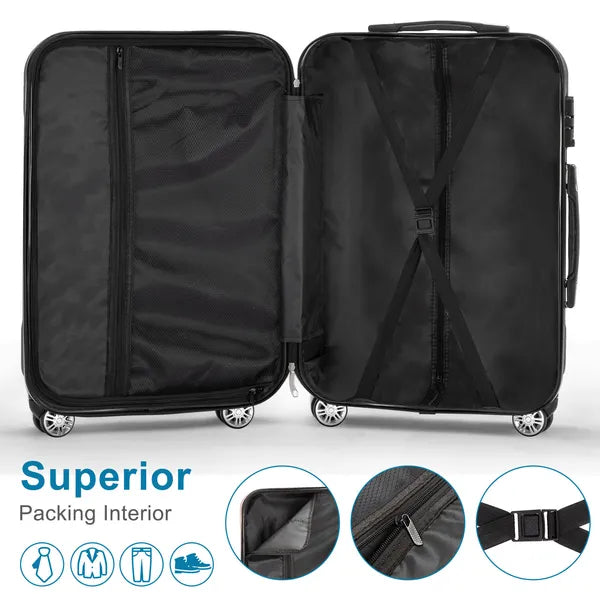 Vertical Pattern Four-in-one Universal Wheel With Handle Trolley Case