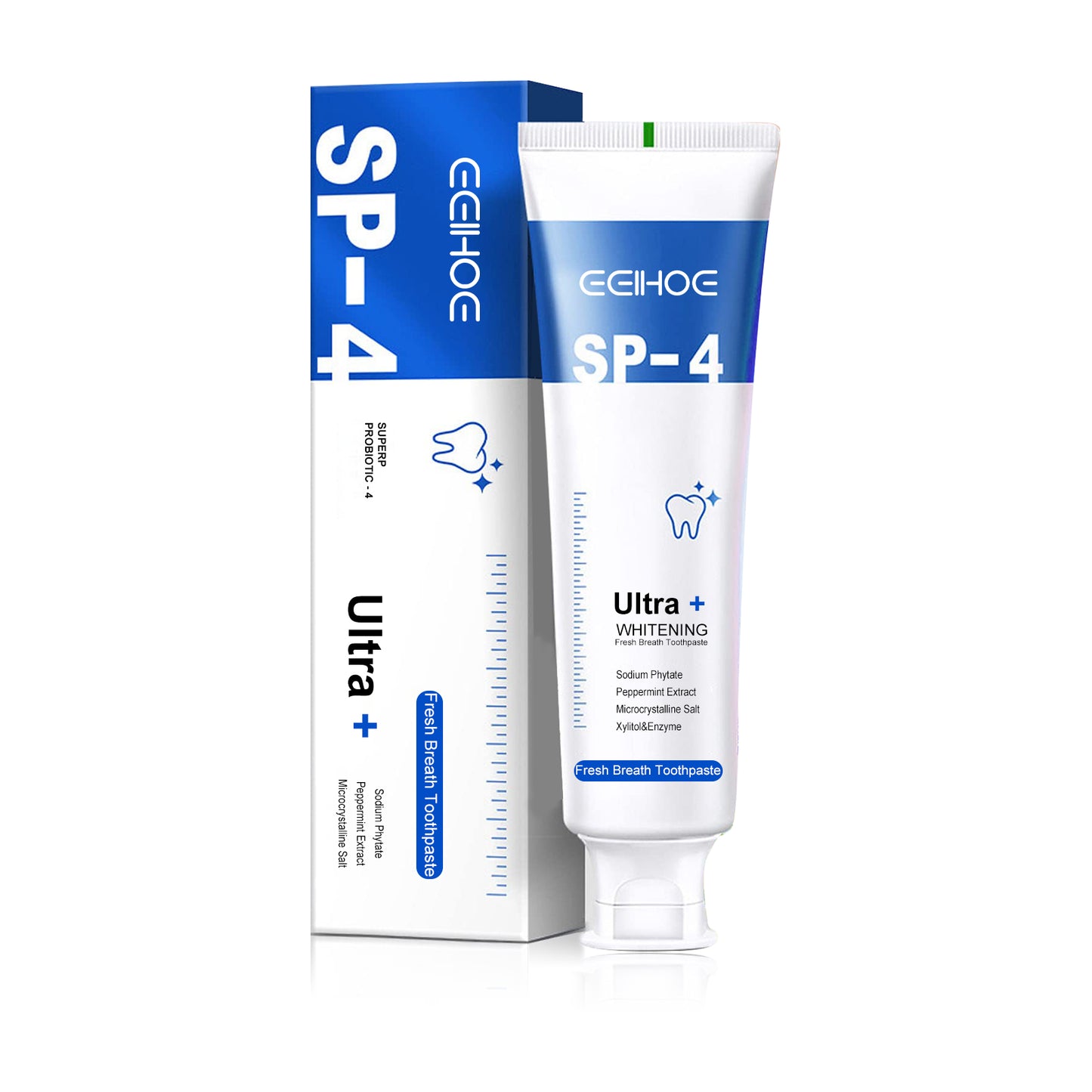 Probiotic Brightening Toothpaste for Stain Removal and Fresh Breath