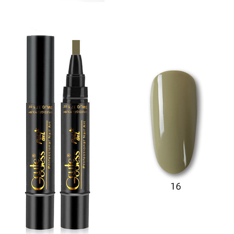 3-in-1 Magnetic Nail Art Pen - Quick-Dry Gel for French & Water Ripple Effects