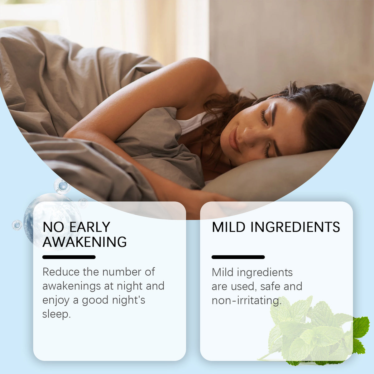 Sleep Support Drops - Natural Mint & Chinese Herbal Extracts for Restful Sleep 50ml