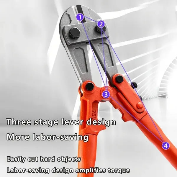 Heavy-Duty Mini Bolt Cutter 12 Inch for Wire, Small Chain, Nails, Screws
