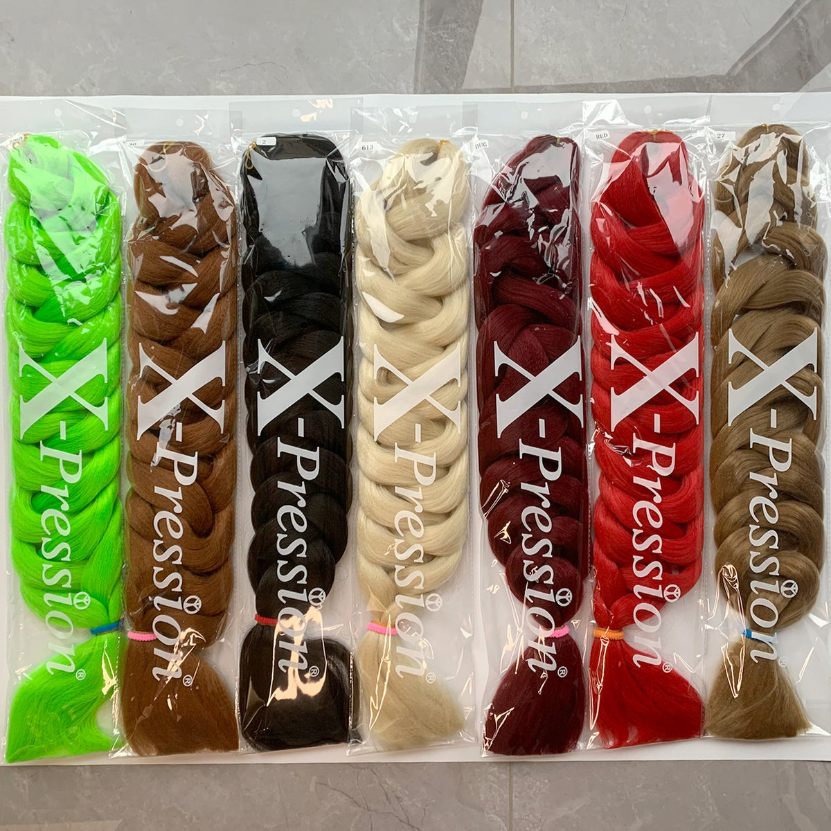 Long Braided Ponytail Hair Extension for Women - Multi-Color, 82 Inch