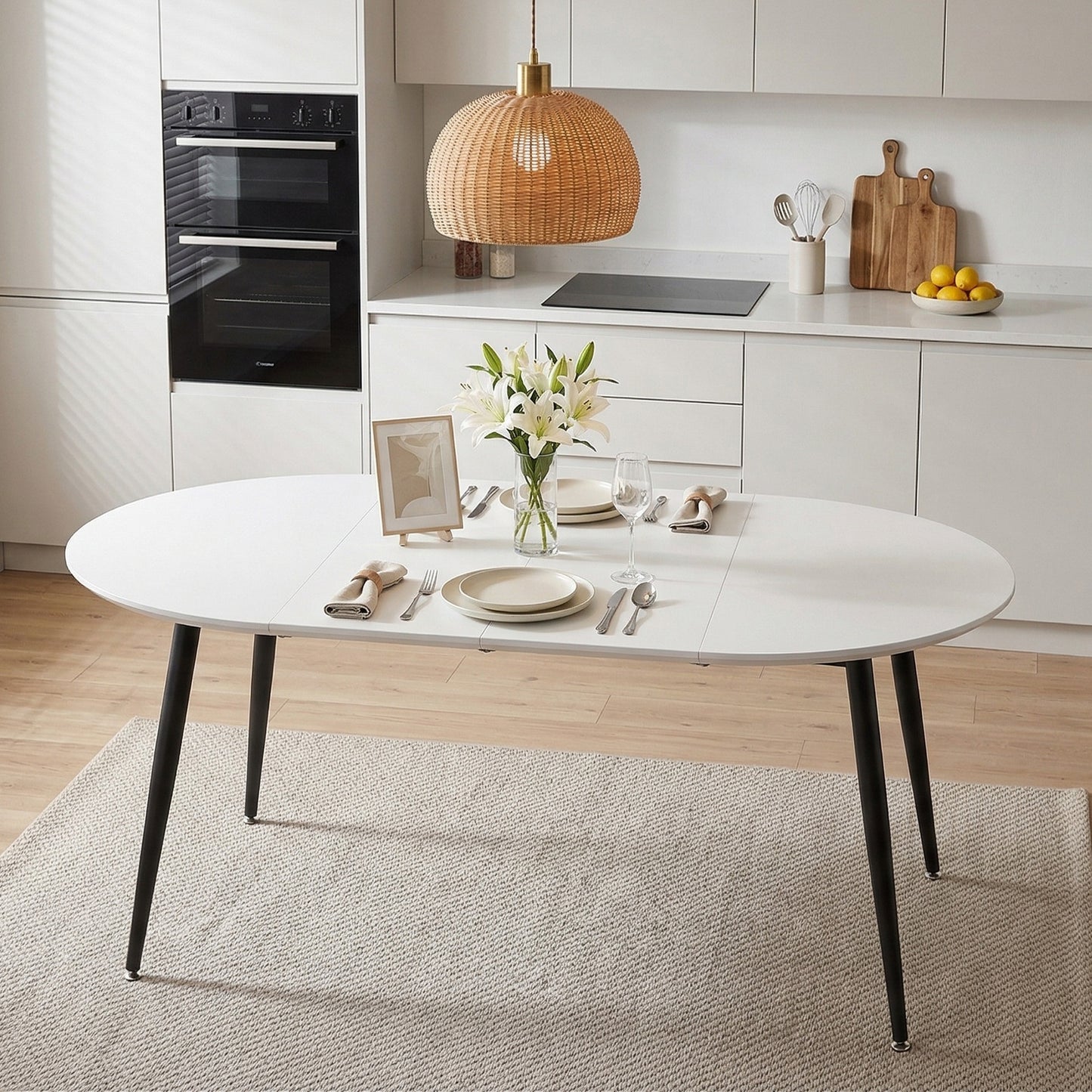 Using A Clever Telescopic Mechanism, This White Medium Density
