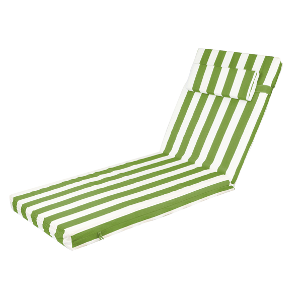 Waterproof Outdoor Chaise Lounge Cushion - 72" x 21" x 3"