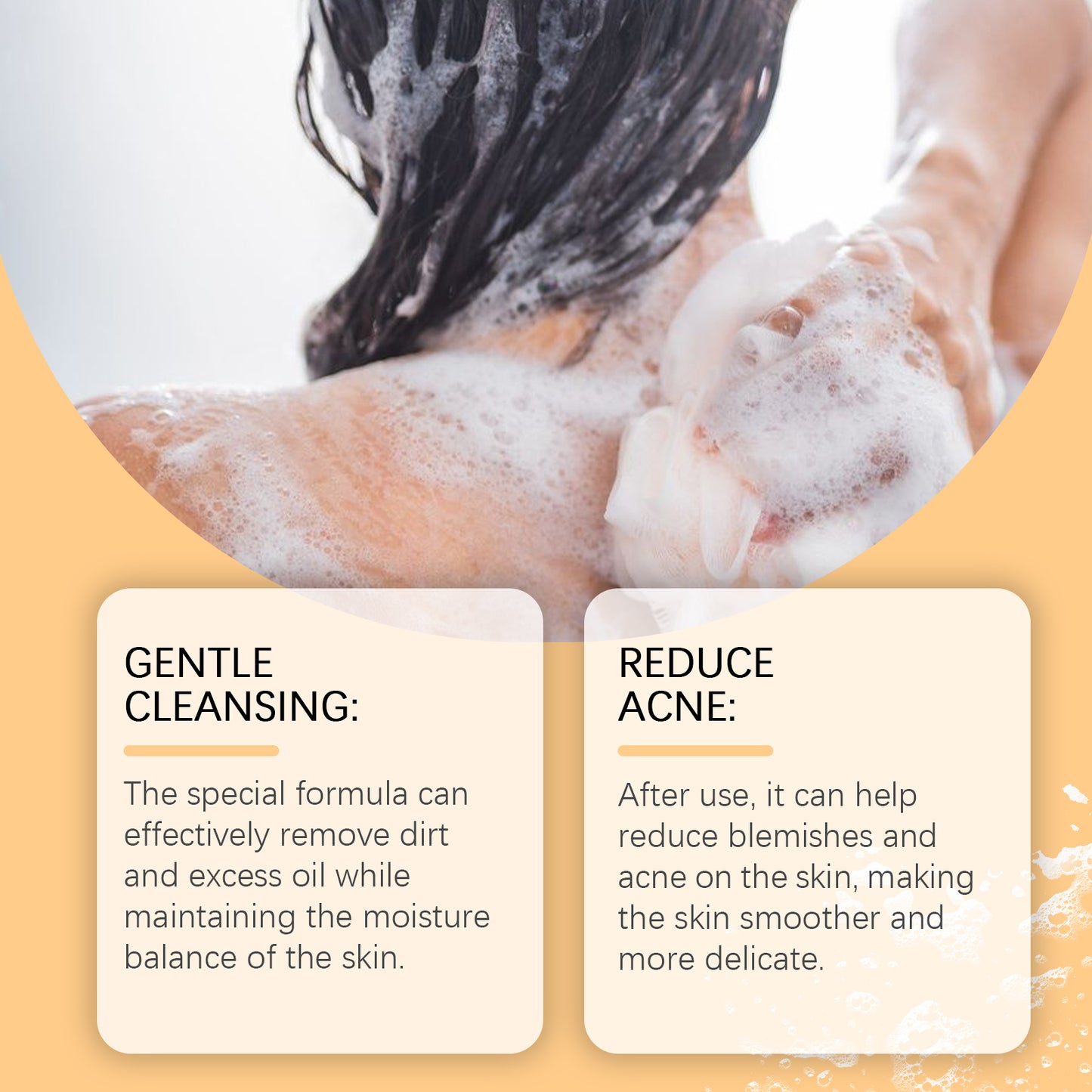 Deep Cleansing Moisturizing Body Soap - Pore Refining & Blemish Control