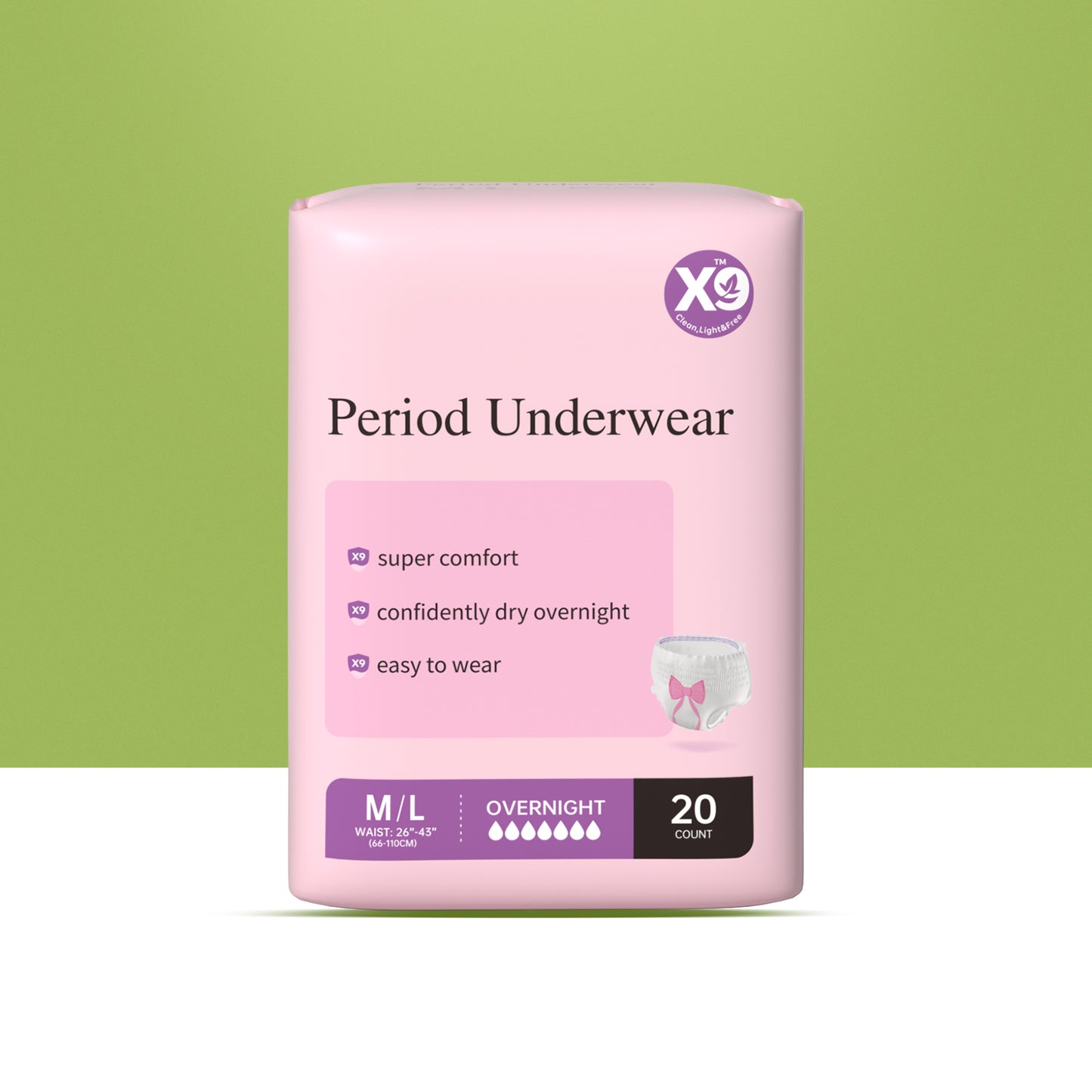 Regular Period Underwear for Heavy Flow - Size ML