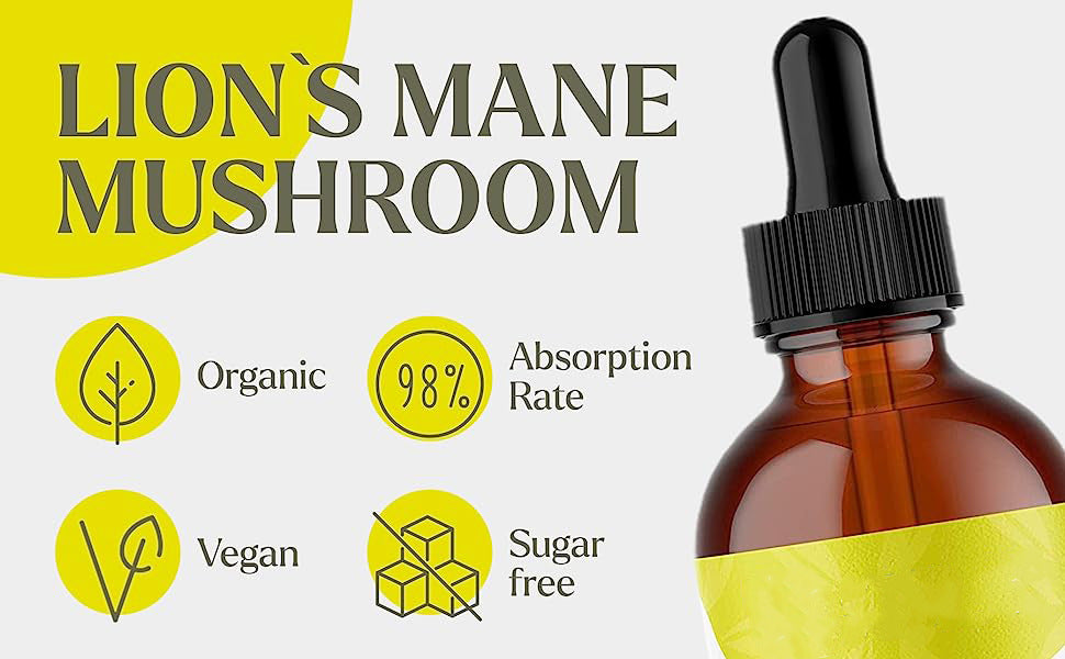 Lion Mane Mushroom Drops 60ml