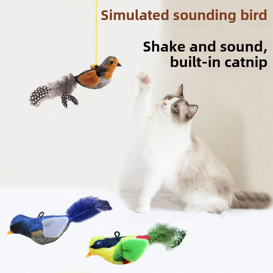 Pet Sound Bird Toy - Durable, Safe Material, Alleviates Anxiety, Random Color