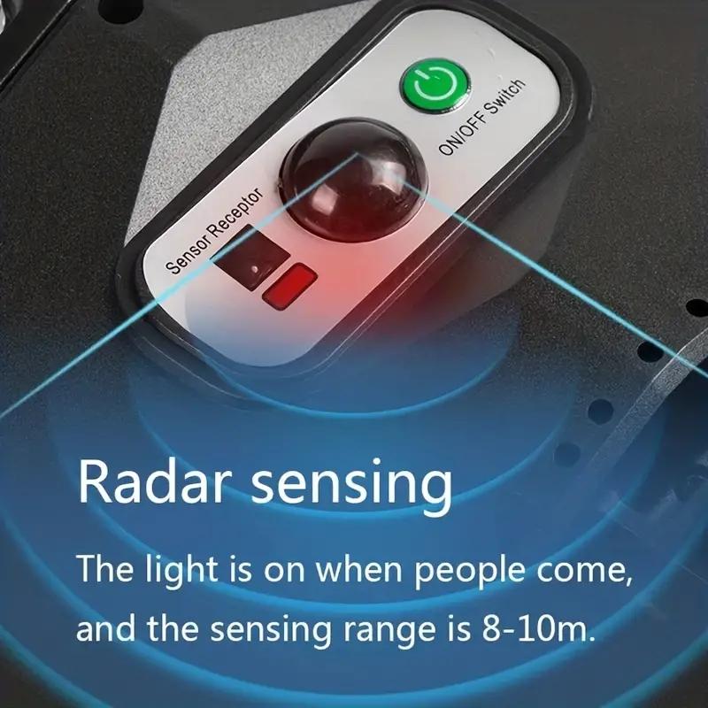 Solar Street Light 360 LED Ultra-Bright Outdoor Garden Lighting - Daylight Mode