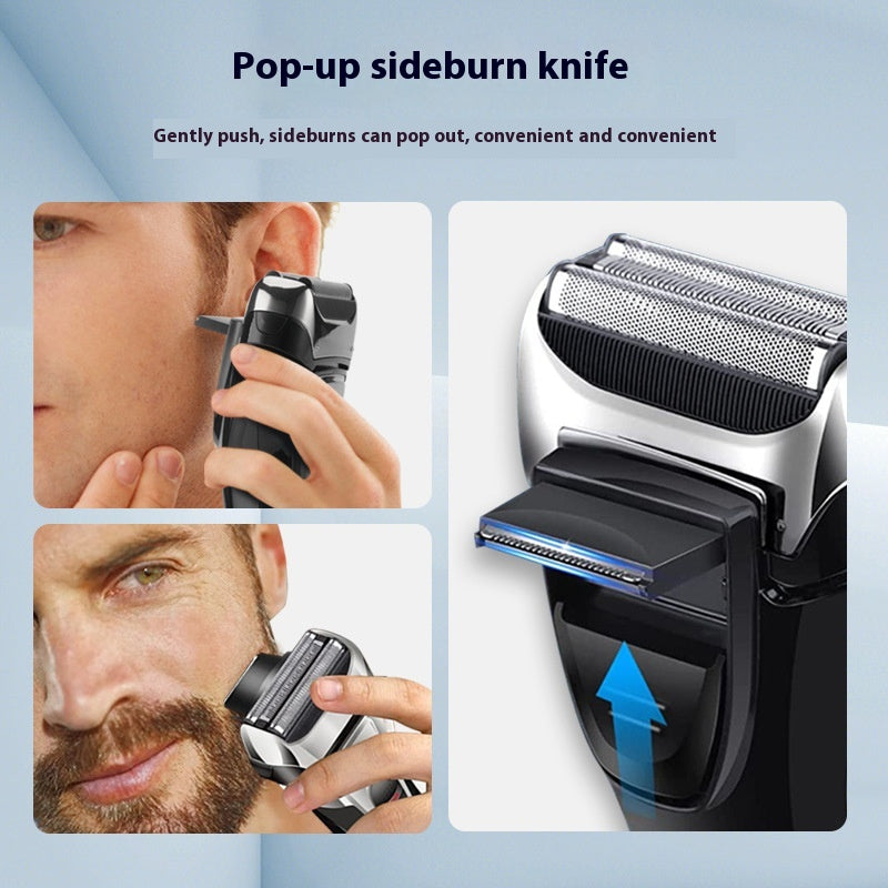 Electric Shaver with LED Display - Rechargeable