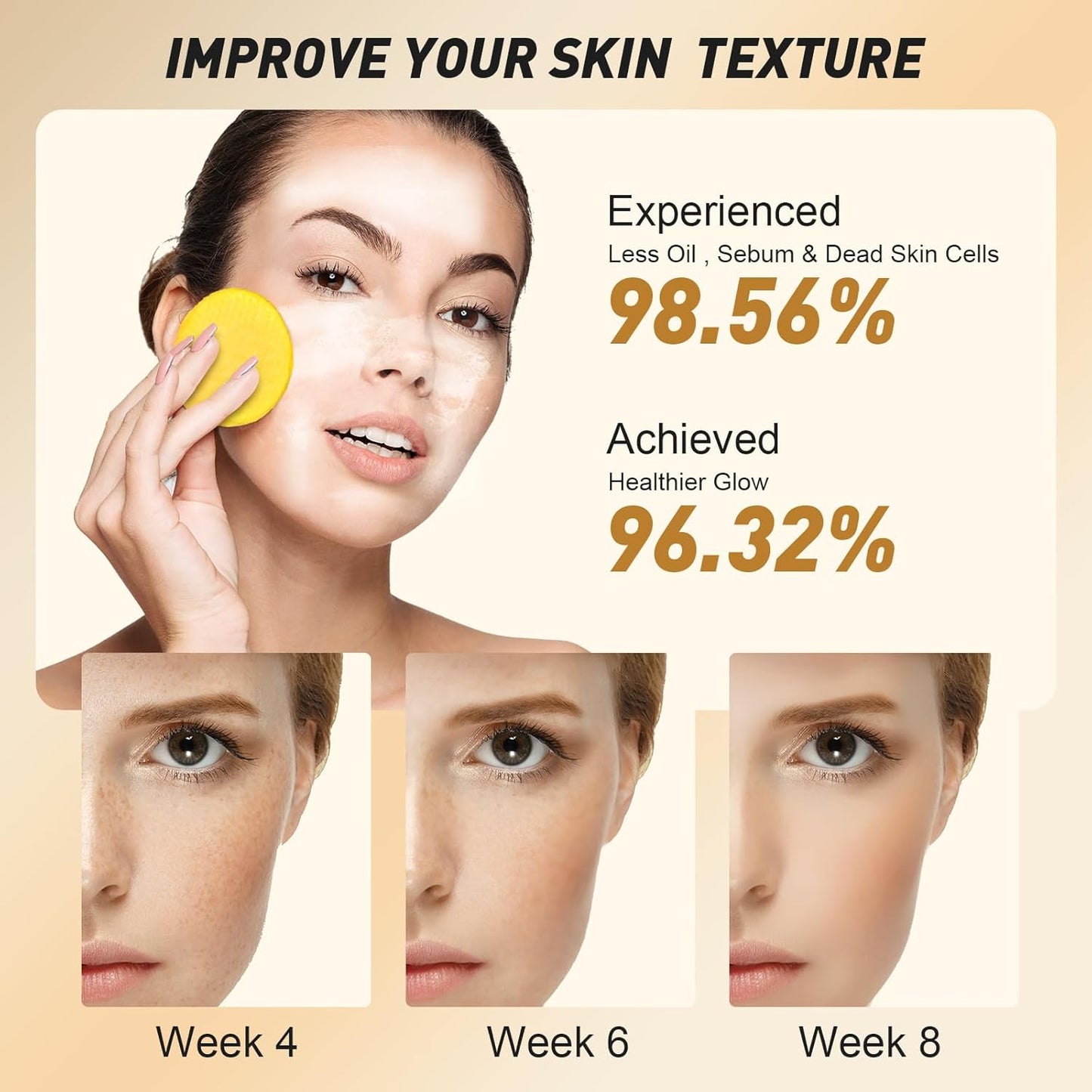 Turmeric & Kojic Acid Cleansing Pads - 20 Count Brightening Skin Exfoliator