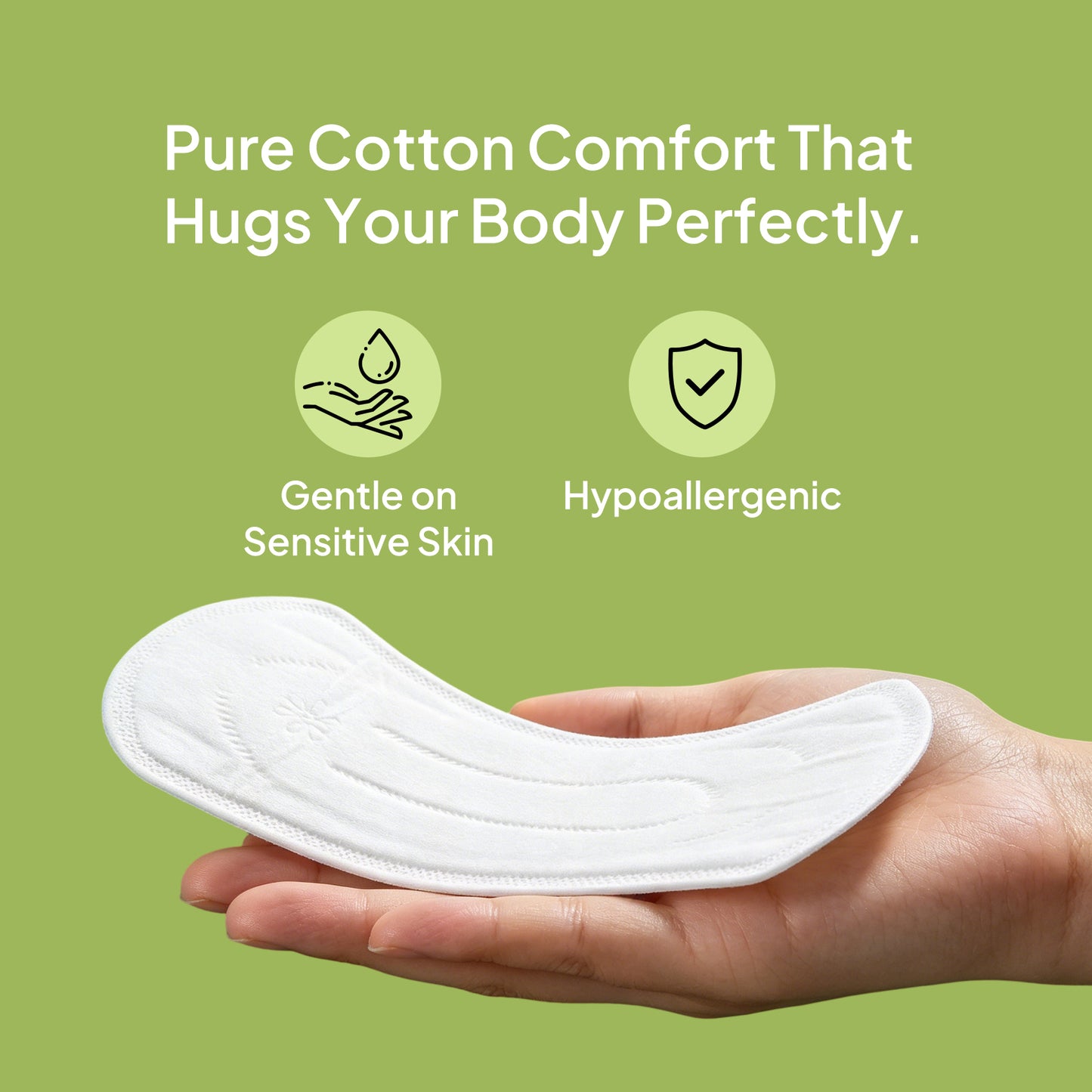 Cotton Cover Panty Liners - Breathable & Ultra-Thin Protection