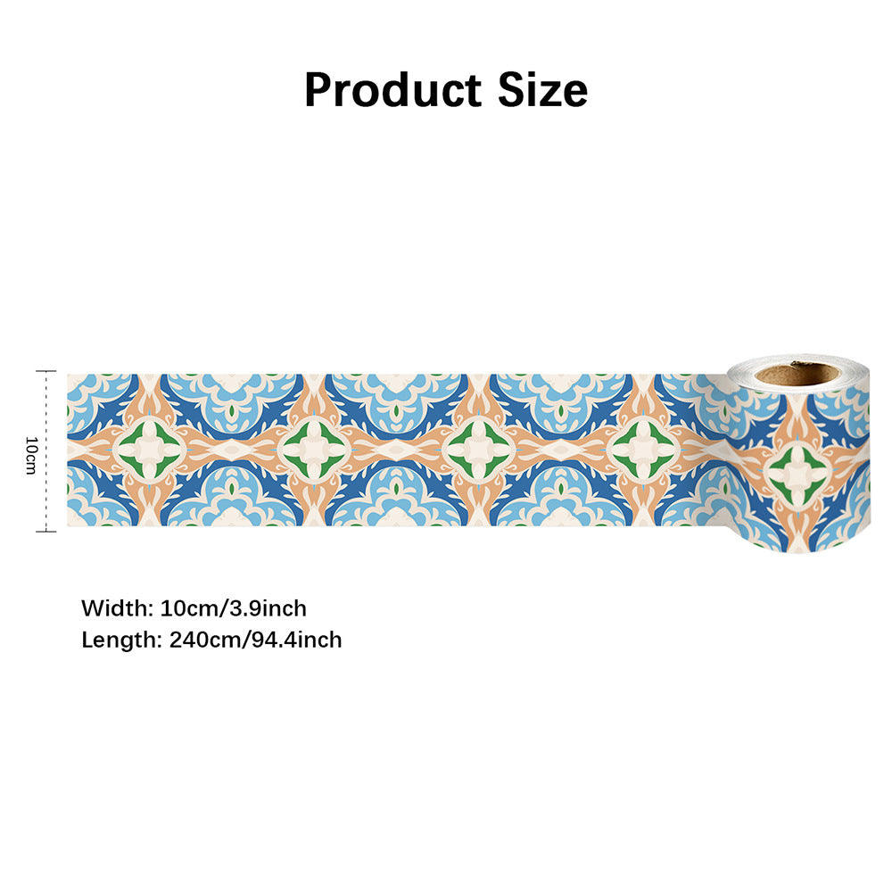 Home Wall & Floor Skirting Line Stickers - Moisture & Stain Resistant PVC