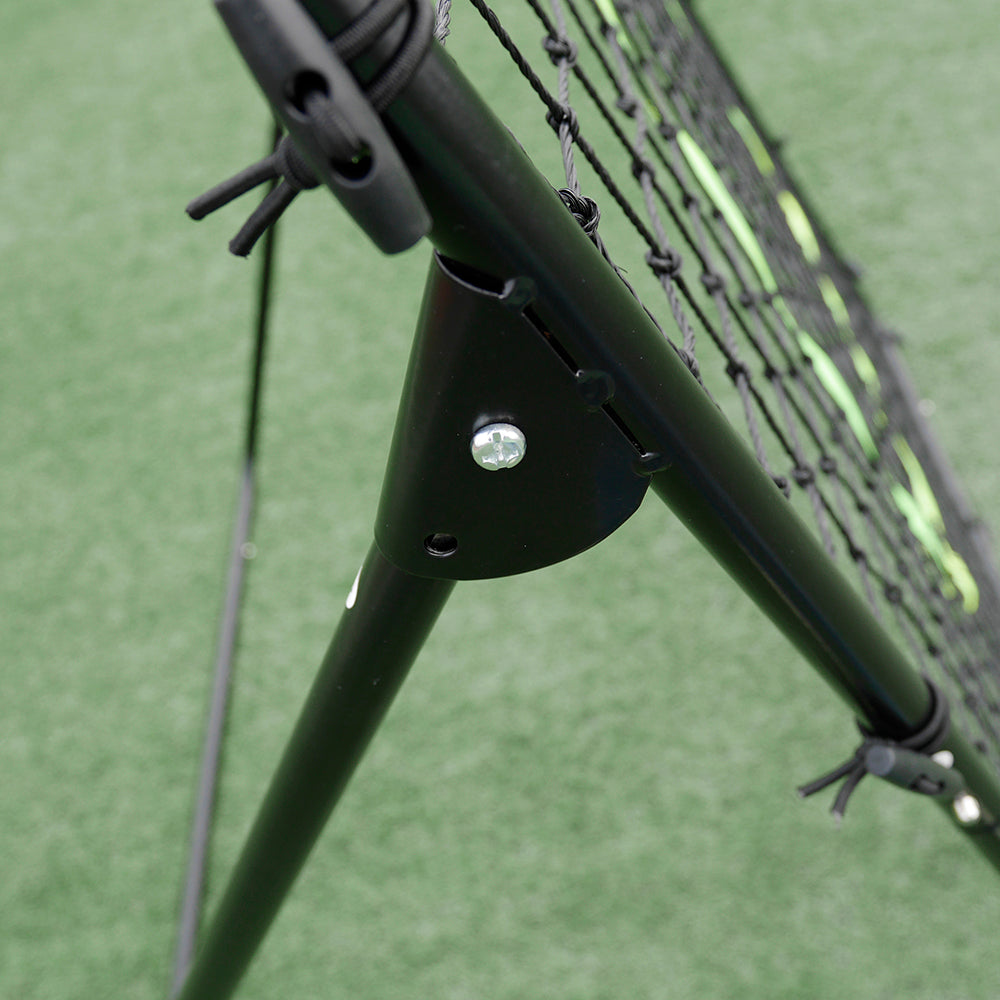 Adjustable Steel Pipe Rebound Soccer Goal - Black, 55.12" x 35.43"