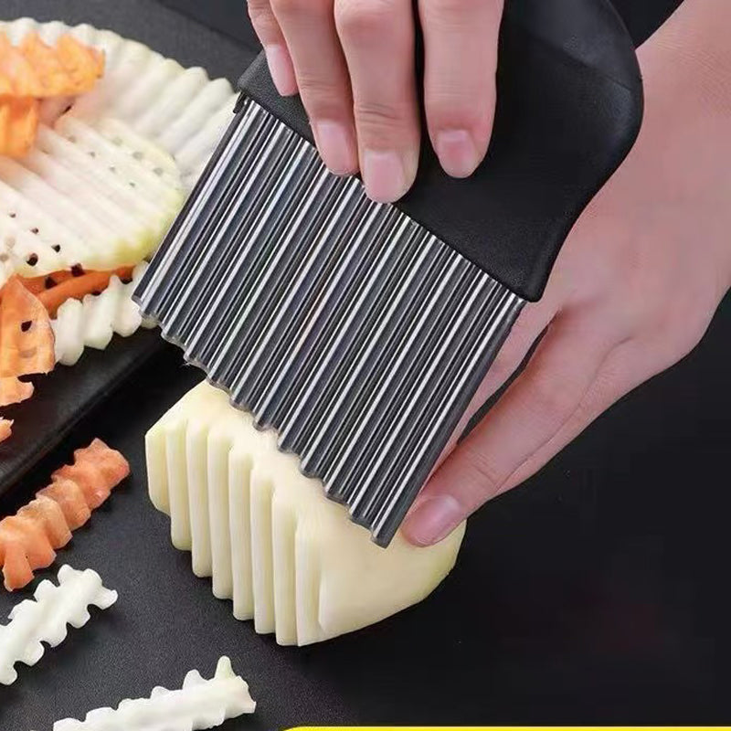 Stainless Steel Crinkle Cutter and French Fry Slicer