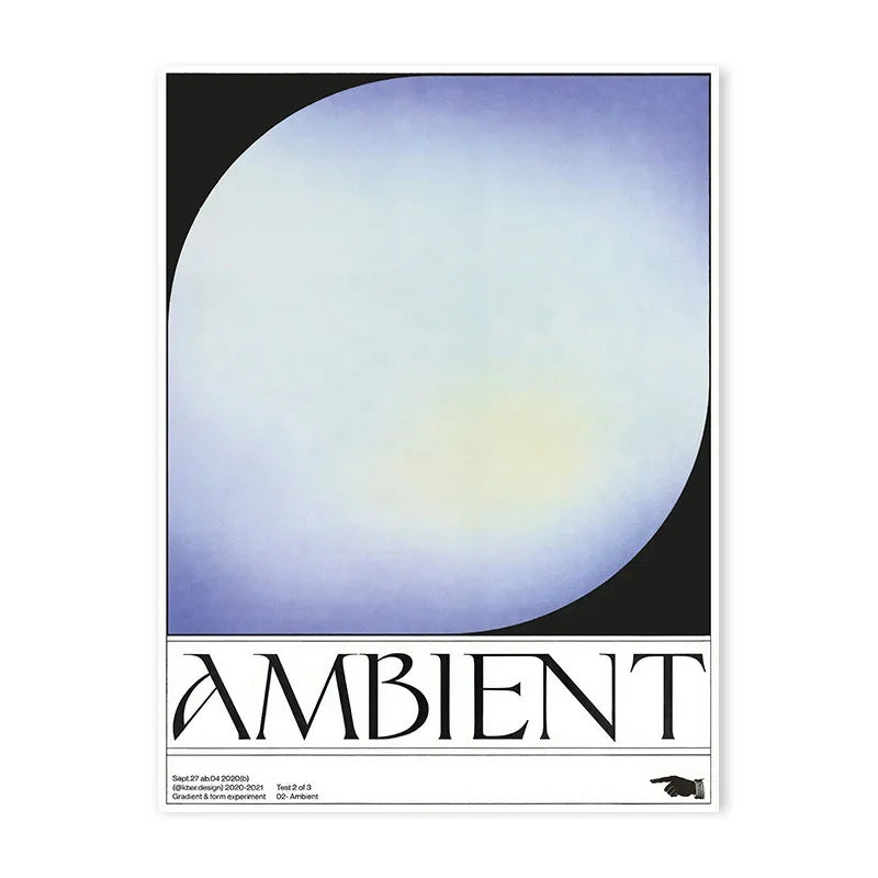 Modern Geometric Abstract Wall Art Canvas Poster for Living Room