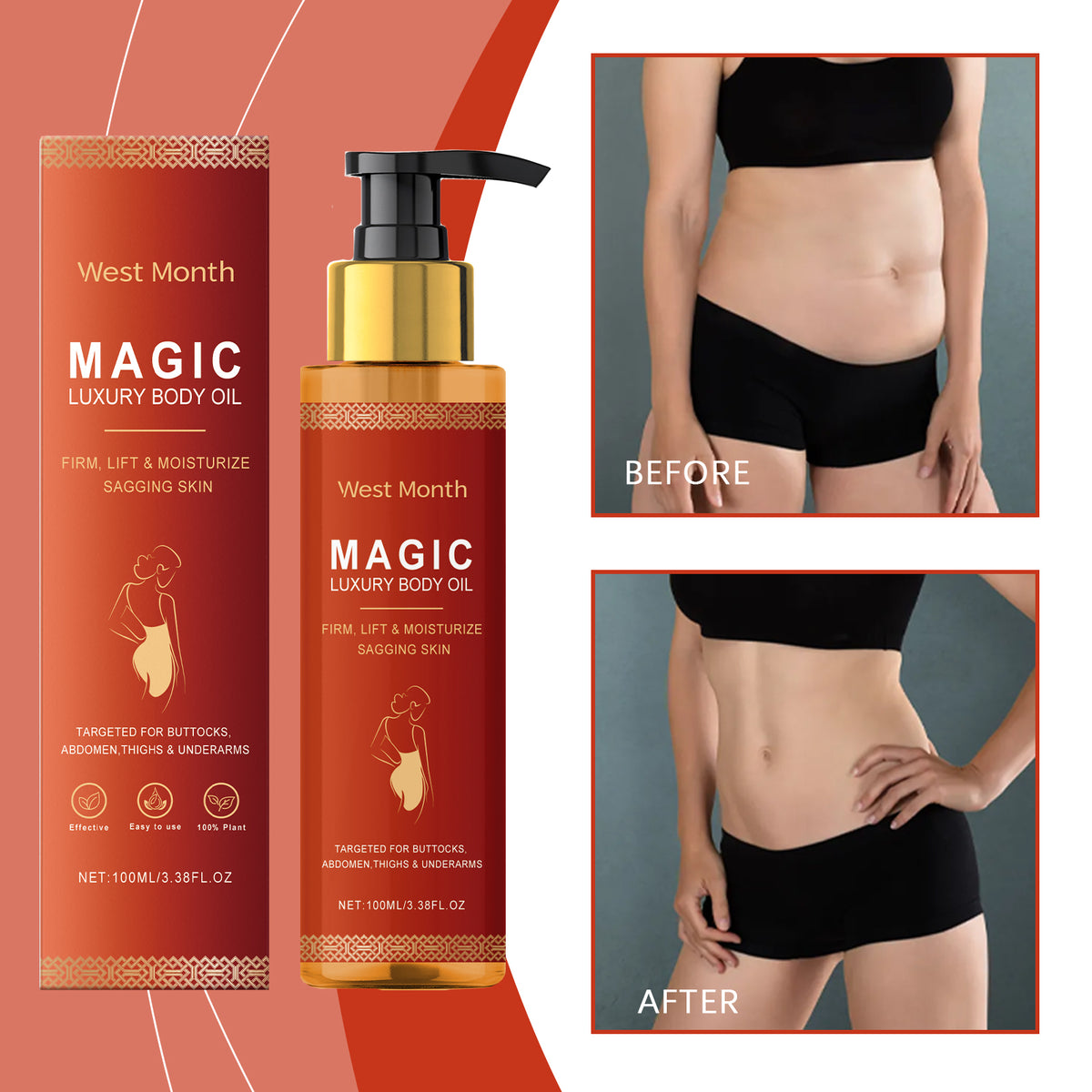 Body Firming Moisturizing Oil - 100ml