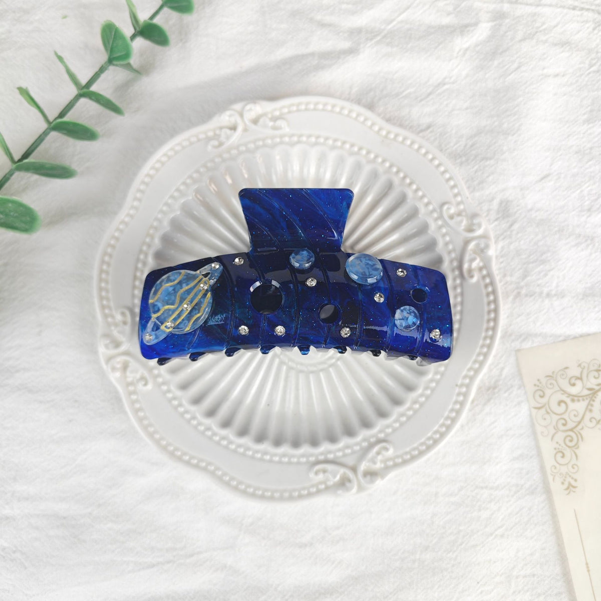 Oversized Star Moon Barrettes