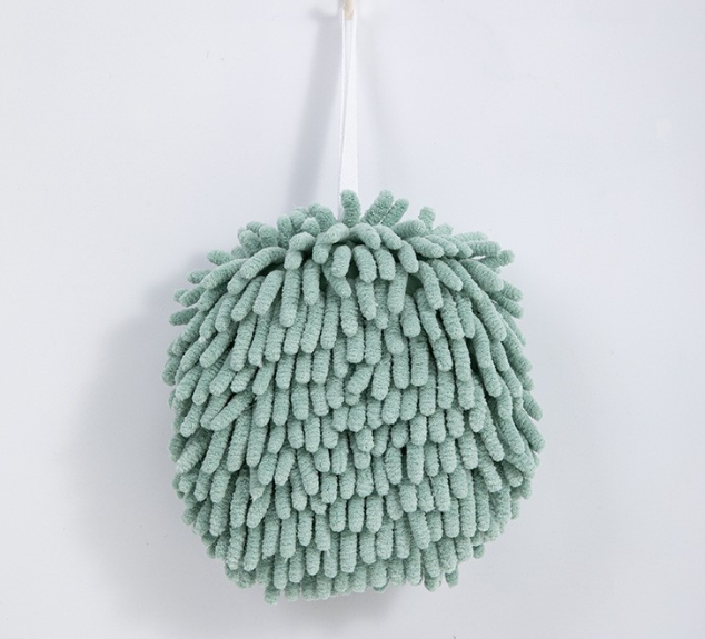 Chenille Handball Kitchen Wipes - Lint-Free, Multi-Color, 17x17cm