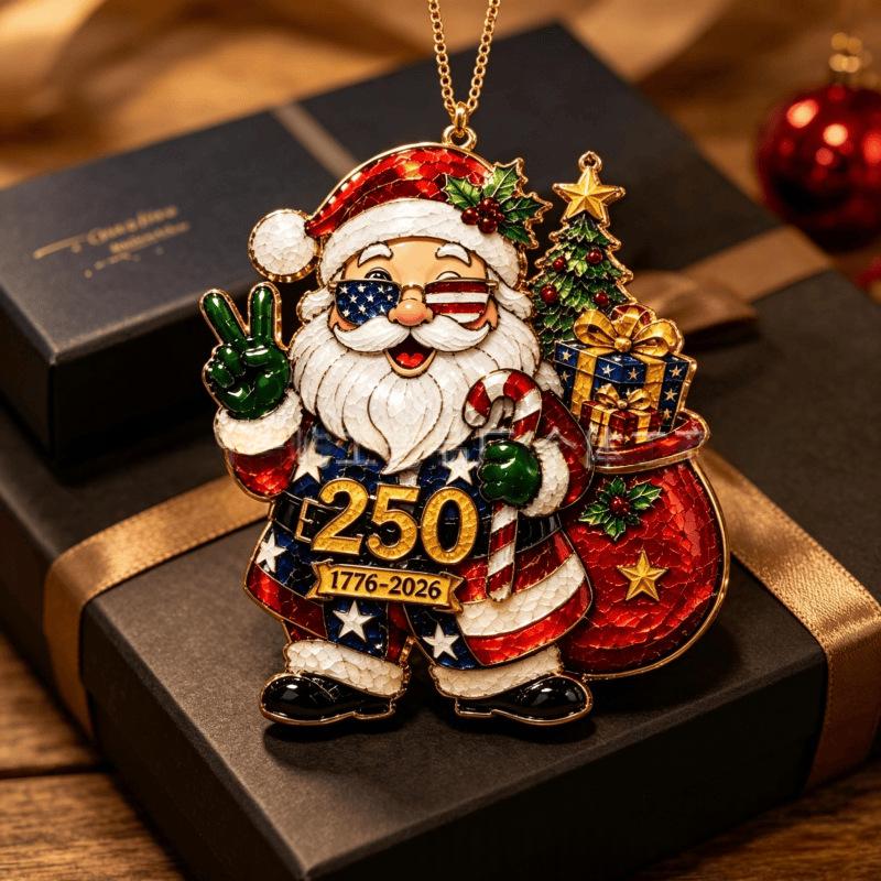 Christmas Tree Acrylic Craft Pendant - Holiday Home Decor Ornament