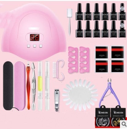 Nail Gel Polish Set Kit for Manicure UV DIY Art 36W - Multiple Colors