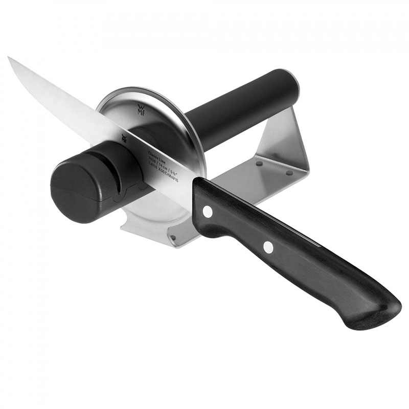 Stainless Steel Adjustable Sharpener with Dual Gears - Coarse & Fine Grinding