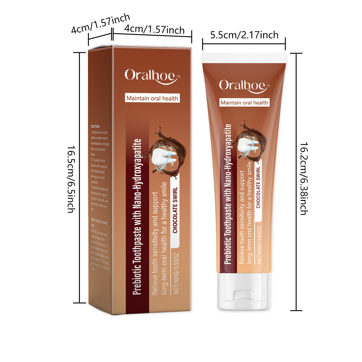 Chocolate Flavor Anti Cavity Toothpaste 100g