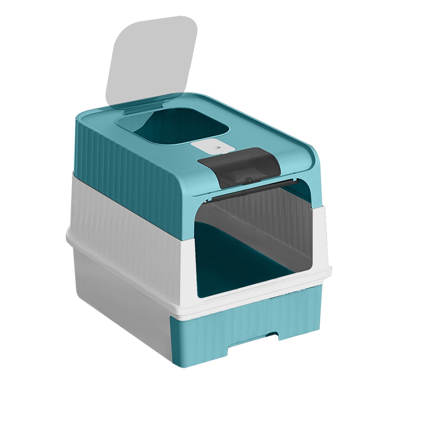 Self Pickup Cat Litter Box with Magic Cube Design - Multiple Colors Available