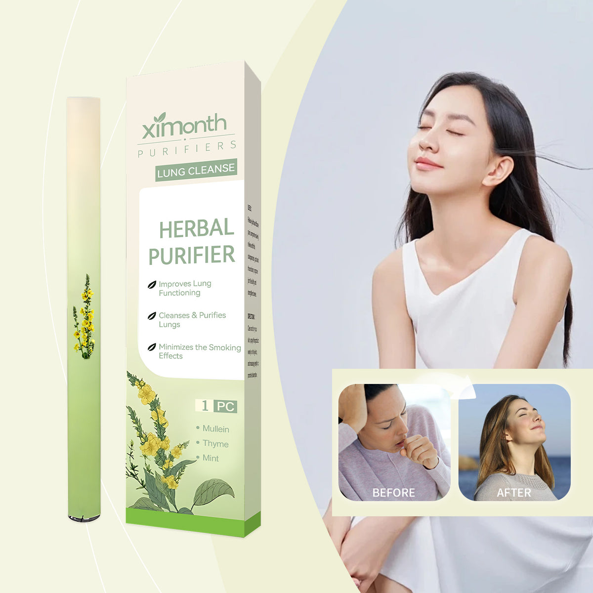 Breathing Relaxation Stick - Herbal Respiratory Care