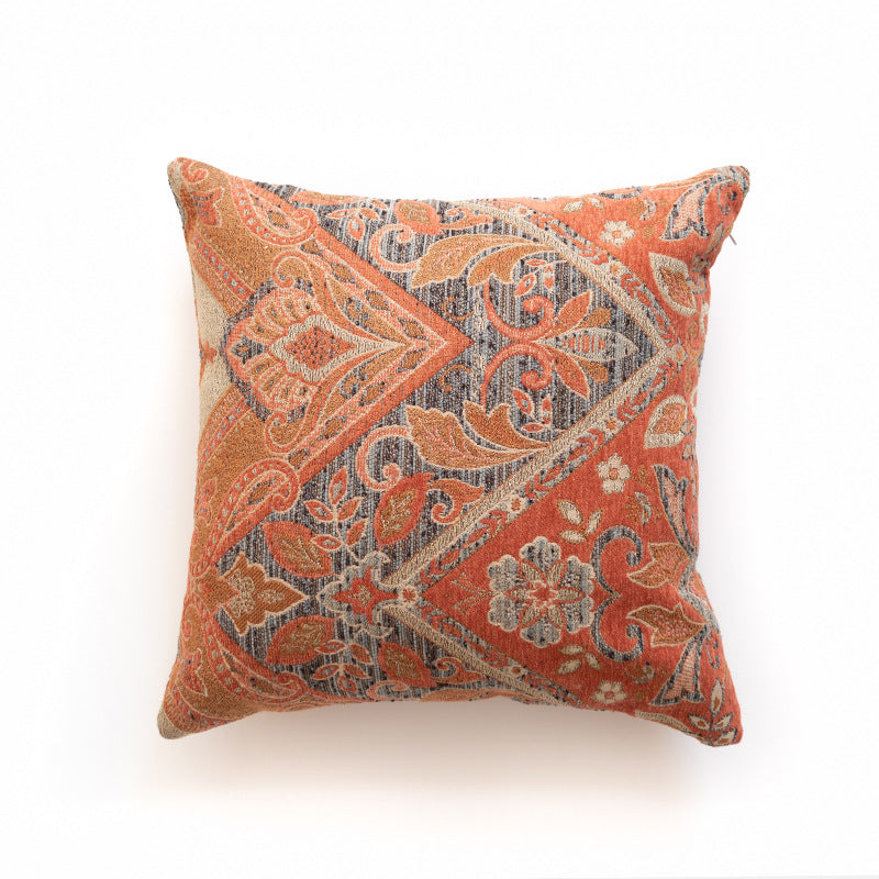 Bohemian Fabric Pillow Cover Set - Yarn-Dyed Jacquard Cushion Cover