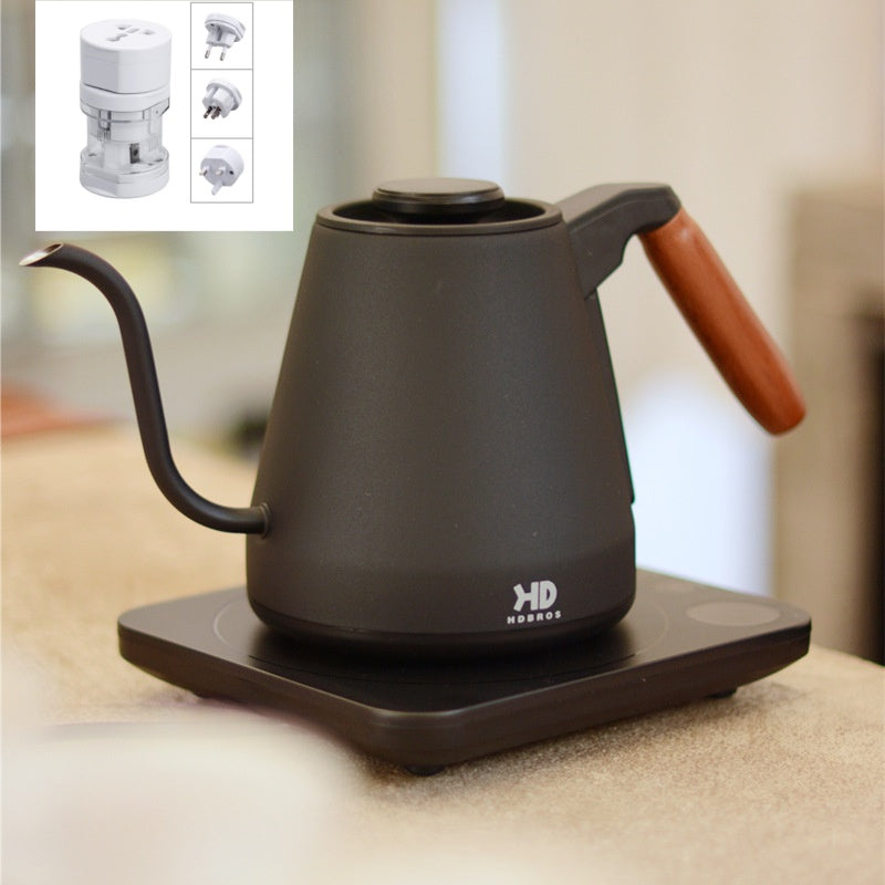 Long Narrow Mouth Electric Tea Kettle 1500W Stainless Steel Touch Control
