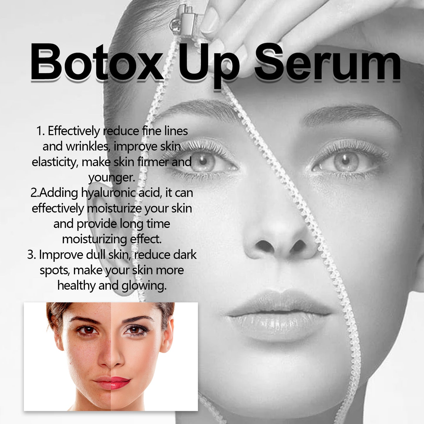 Retinol & Collagen Face Serum - Firming Skin Repair & Fine Line Corrector