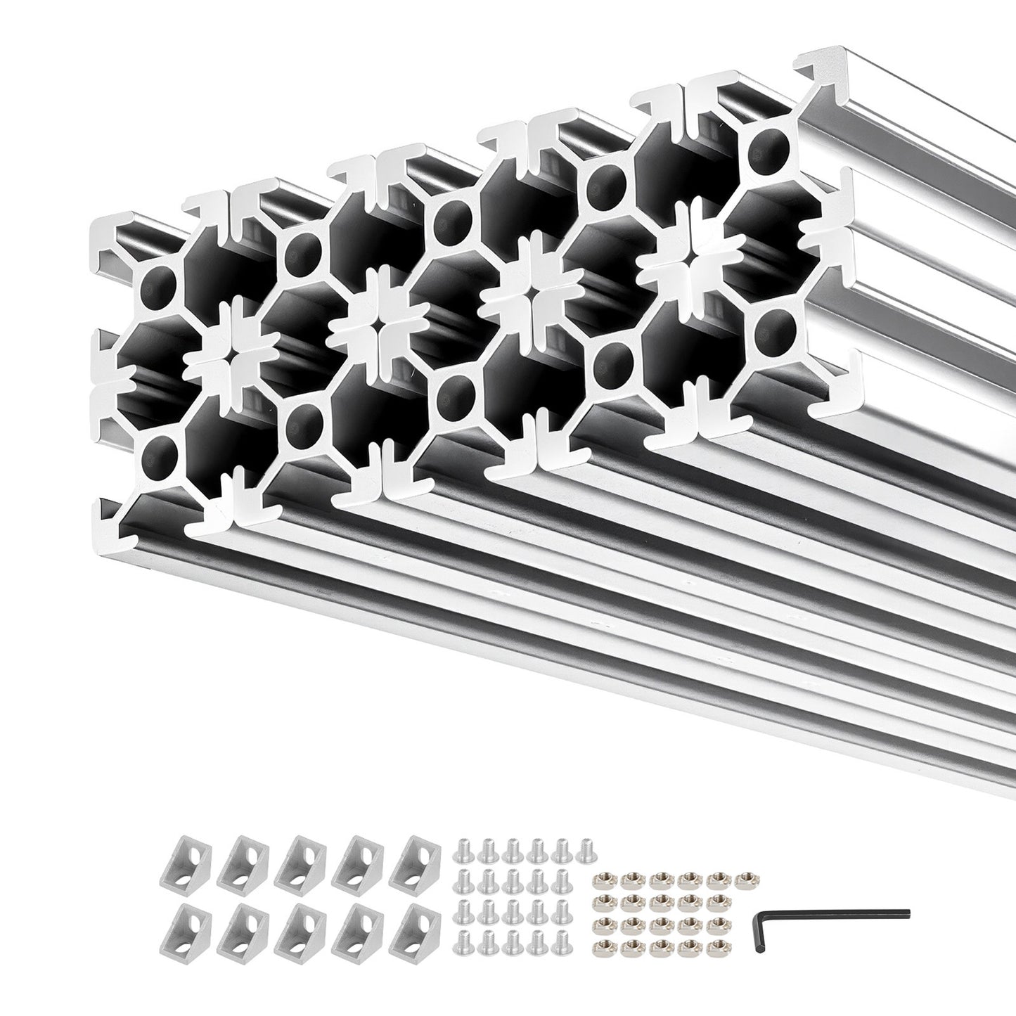 Aluminum Extrusion Profile 48 Inch T Slot Linear Rail for 3D Printer and CNC DIY