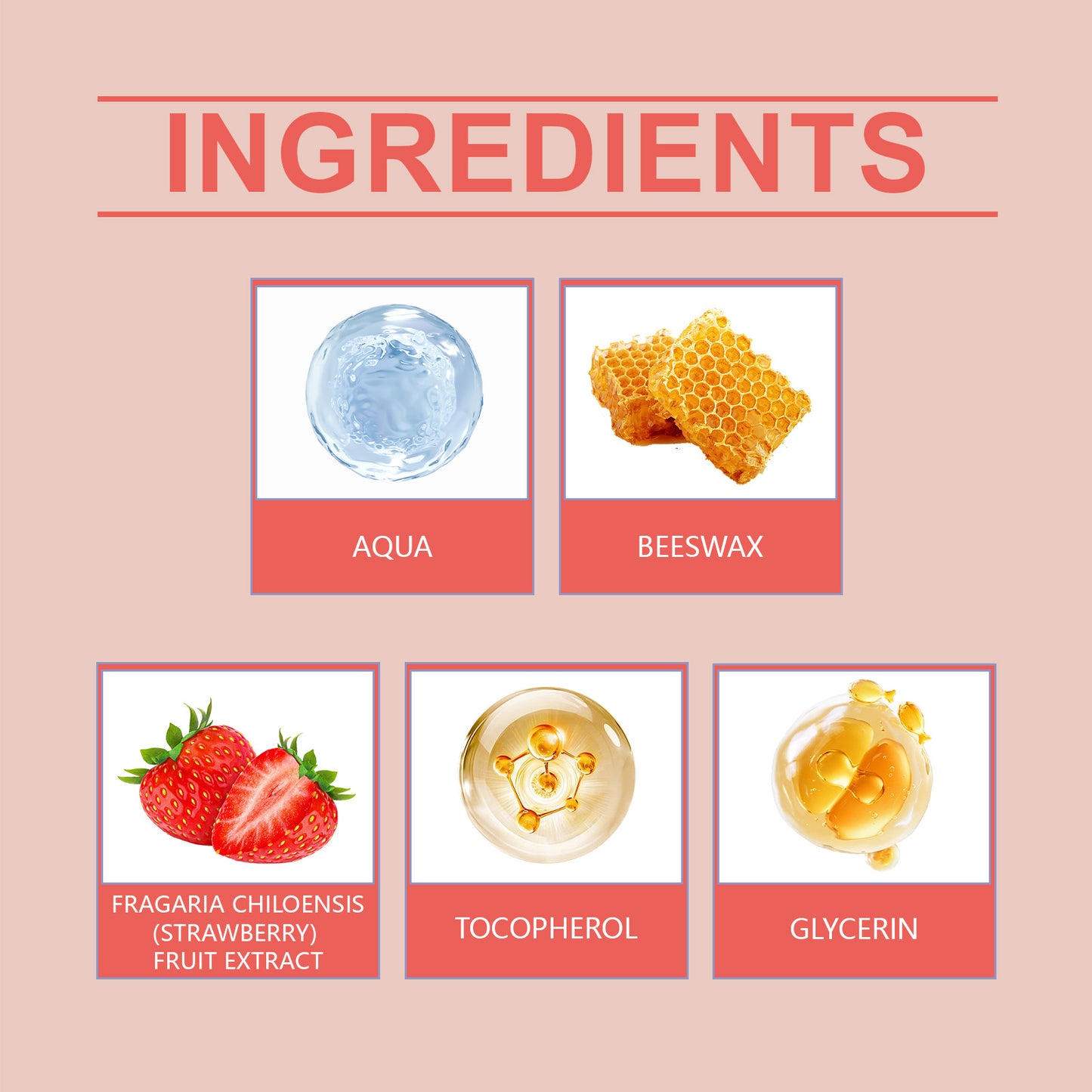 Strawberry Lip Mask for Hydration & Exfoliation - 5.5g