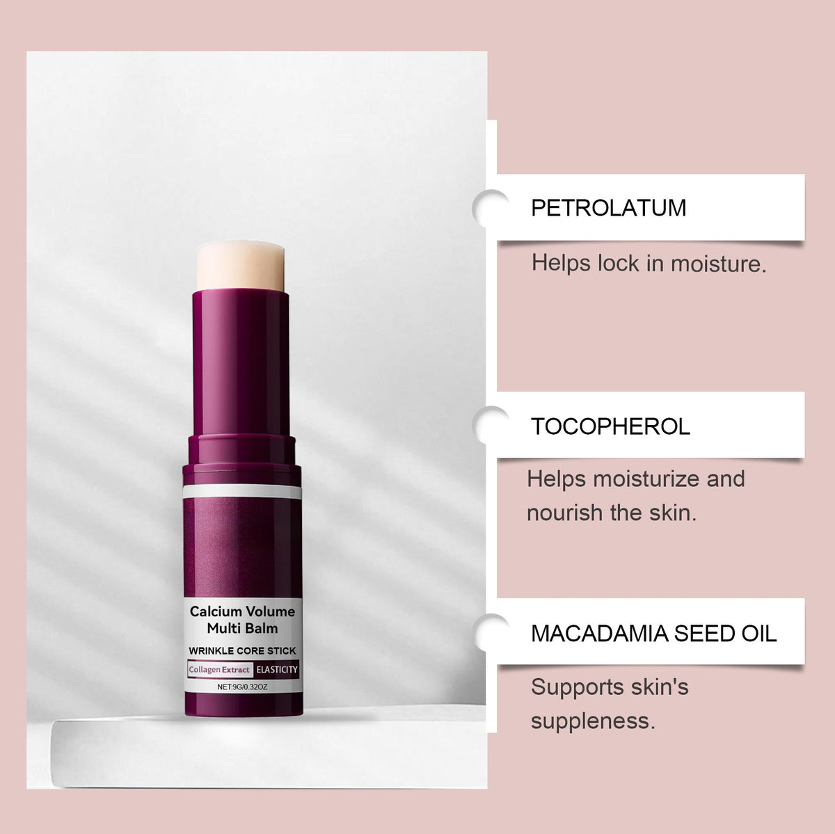 Moisturizing Cream Stick 9g - Dry Skin & Makeup Prep