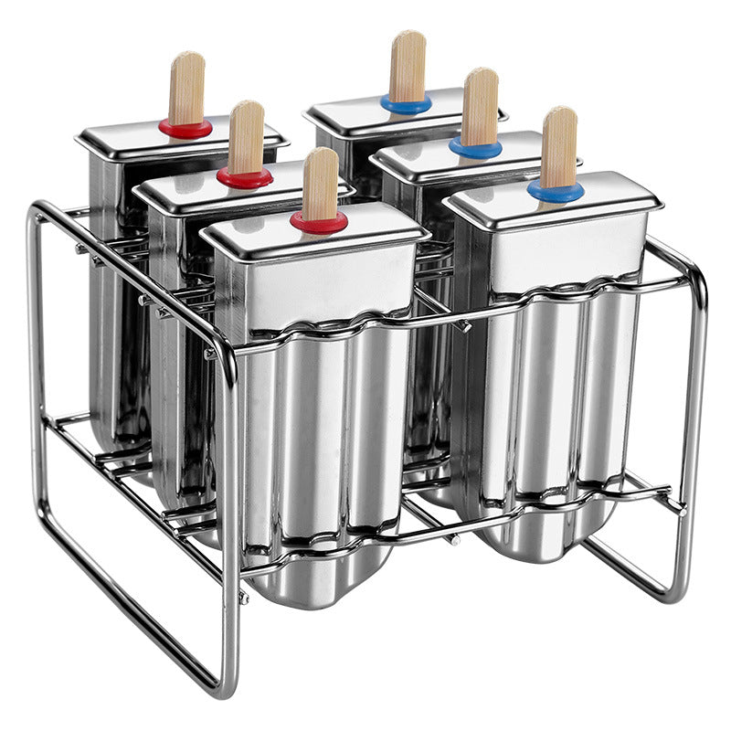 Stainless Steel Ice Cream Mold Set for Homemade Frozen Desserts