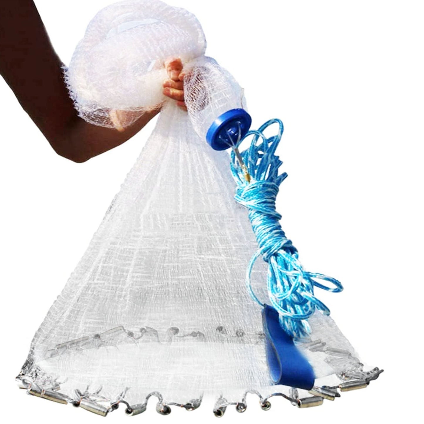 Heavy Duty Fishing Cast Net - 6FT & 8FT Size Options
