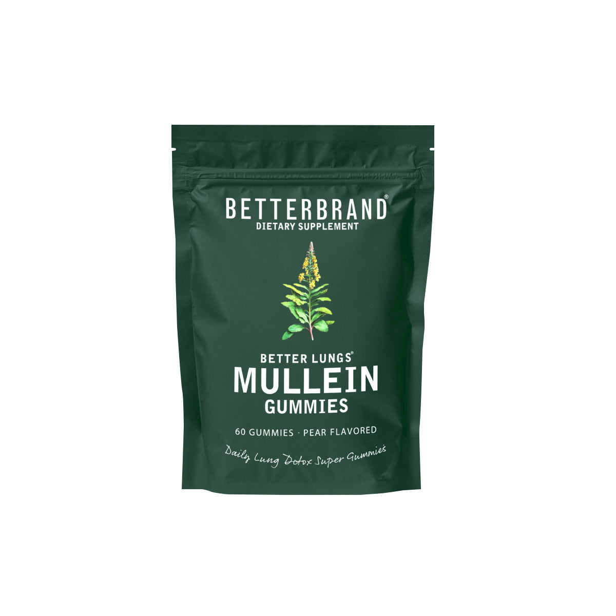 True Lungs Mullein Gummies - Herbal Respiratory Support, 60 Gummies