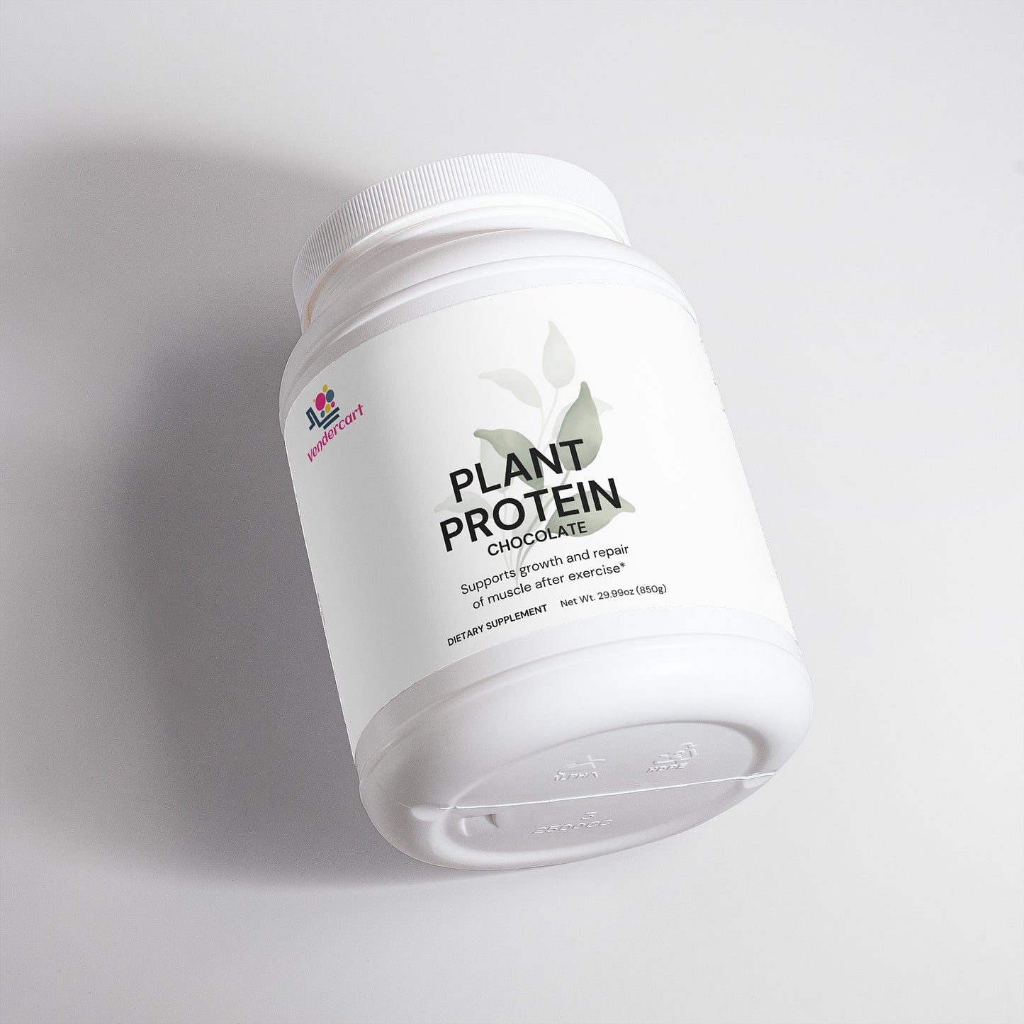 Plant Protein Powder - Chocolate - 21g Protein for Muscle Recovery