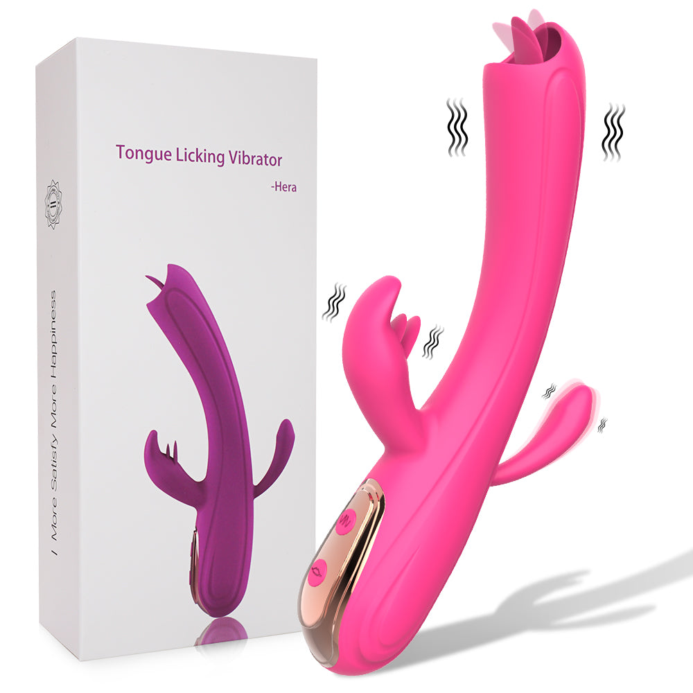 Licking Tongue Vibrator - 10 Vibration Modes G-Spot Stimulator