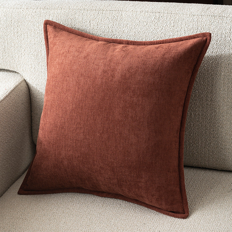 High-End Chenille Throw Pillow Cover and Cushion for Living Room Sofa