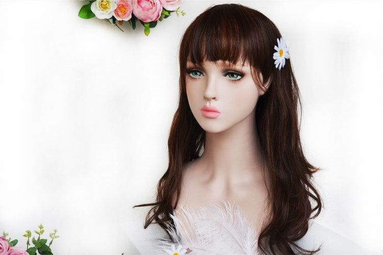 Large Daisy Flower Duckbill Hair Clips Set - Handmade Hair Accessories for Women