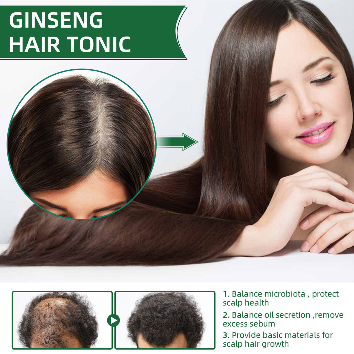 Ginseng Hair Growth Liquid Spray 100ml