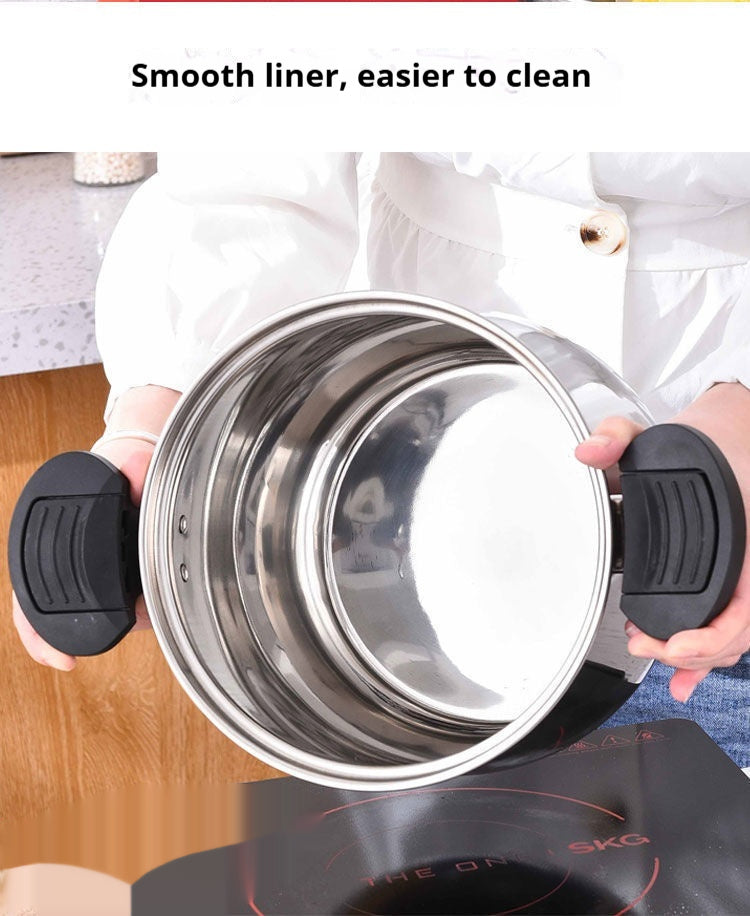 Stainless Steel Micro Pressure Couscous Pot Explosion-Proof 22cm