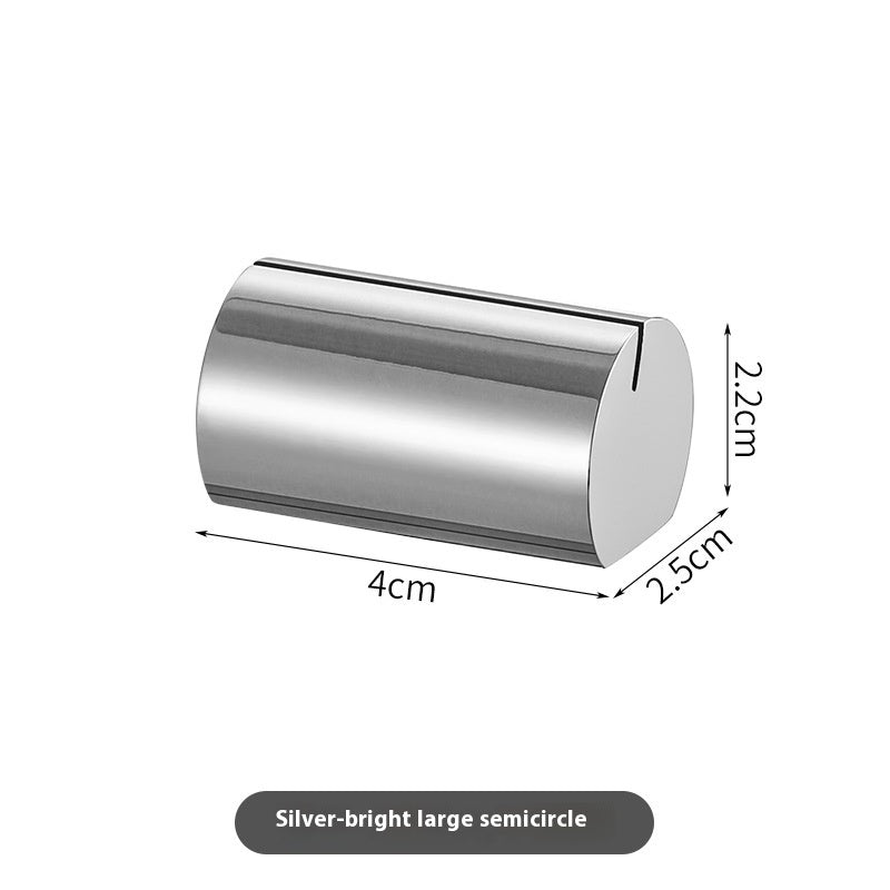Minimalist Stainless Steel Seat Plate for Home and Garden Decor