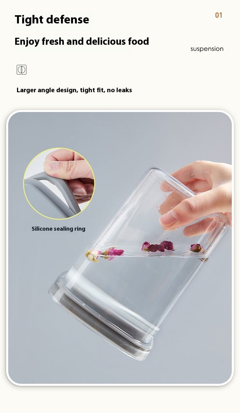 Kitchen Spiral Storage Jar Set - Vacuum Sealed Food Storage Containers