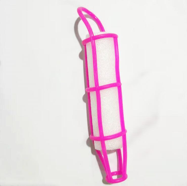 Men's Soft Rubber Ring for Delay Timing - Silicone Mesh Cover