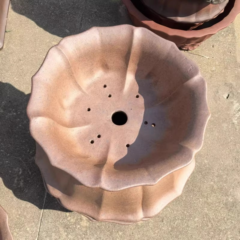 Ceramic Bonsai Pot Large 45cm Diameter Outdoor Plant Container