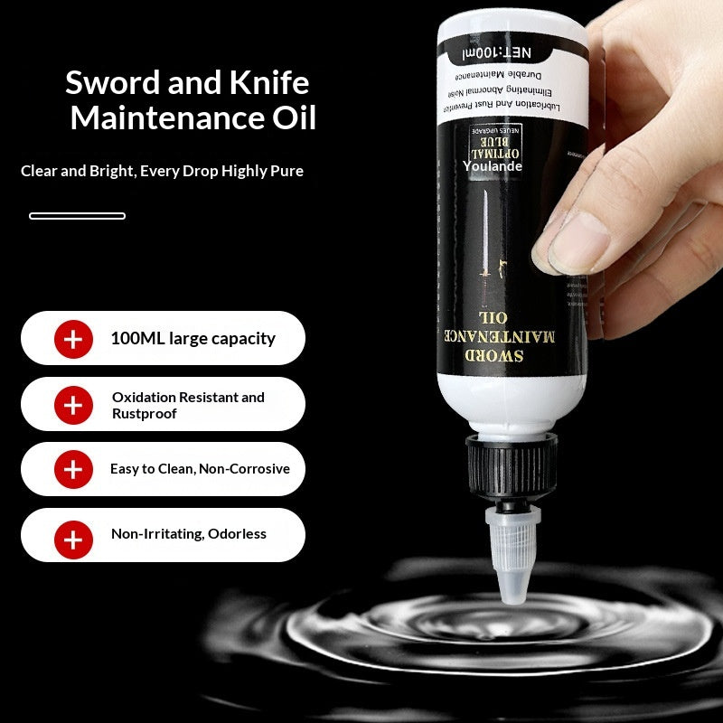 Sword Care Oil 100ML Rust Prevention for Edged Weapons