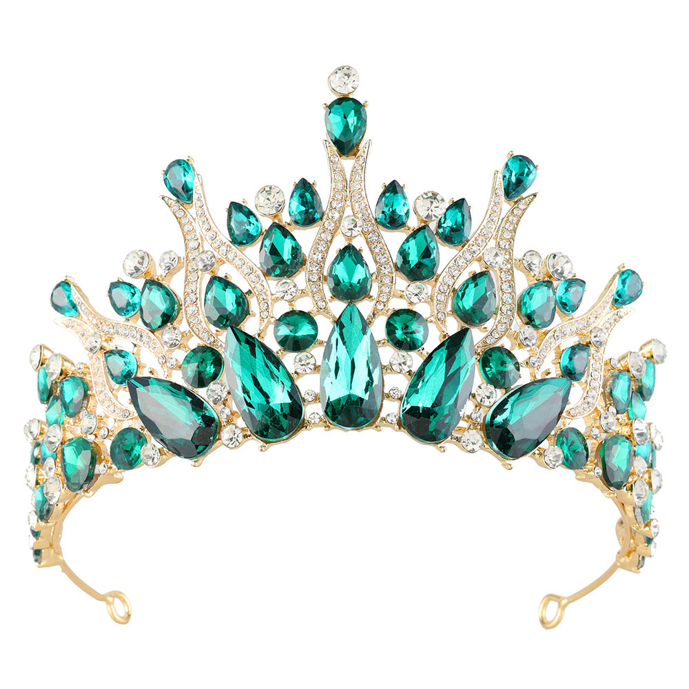 Baroque Alloy Crown Bridal Wedding Headpiece